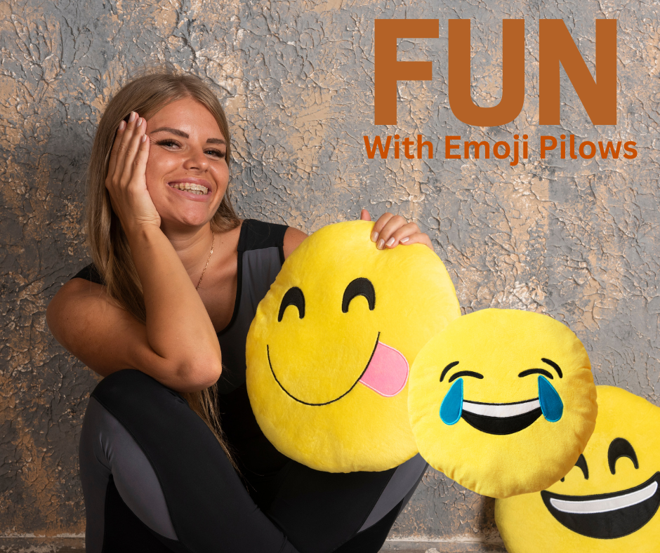 fun emoji pillows