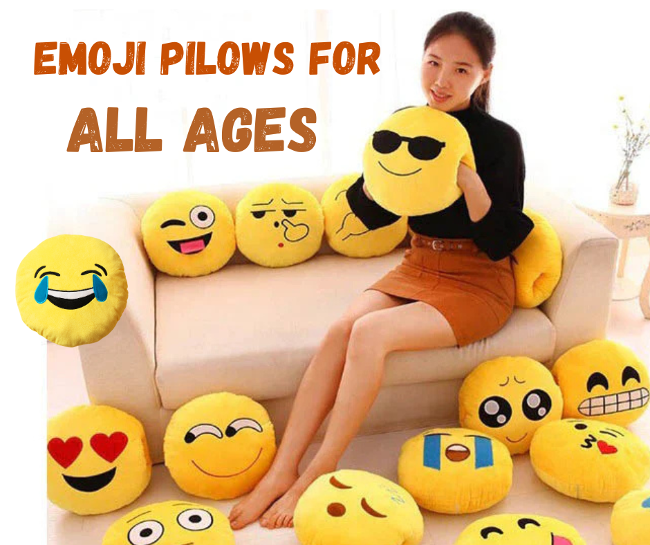 EMOJI PILLOWS: COMFORT DESIGN, FOR EVERY AGES