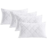 Highliving Zipped Quilted Pillow Protector Anti Allergy - Pair