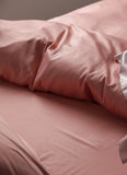 Plain & Reversible Duvet Cover and Matching Pillowcase Set Perfect Bedding for a Cozy Night's Sleep - Blush Pink