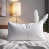 White Pillow Duck Feather 