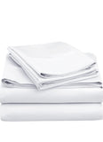 Plain & Reversible Duvet Cover and Matching Pillowcase Set Perfect Bedding for a Cozy Night's Sleep - White