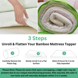 High Living Bamboo Mattress Topper 2.5 Anti Slip