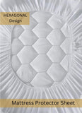 Mattress Protector Sheets Triple Filled 200 GSM - Hexagonal Design