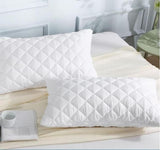 Highliving Zipped Quilted Pillow Protector Anti Allergy - Pair - 4A's Global