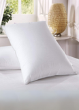 HIGH LIVING Luxury Duck Feather Pillows Hotel Quality 2 pack, 100% Cotton,  Large & Comfortable