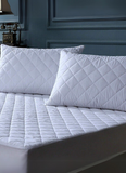 Highliving Zipped Quilted Pillow Protector Anti Allergy - Pair