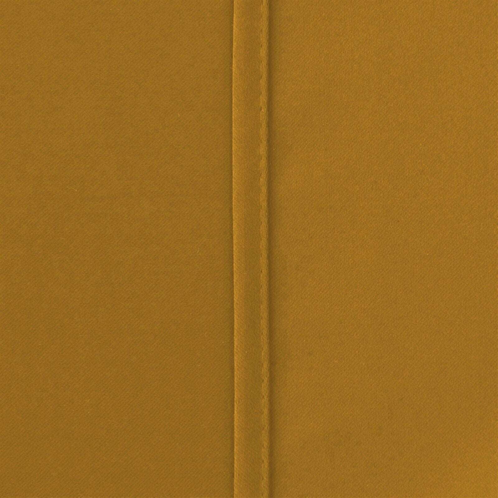 Thermal Thick Blackout Eyelet Ring Curtain - Blackout Curtains Ochre / Yellow