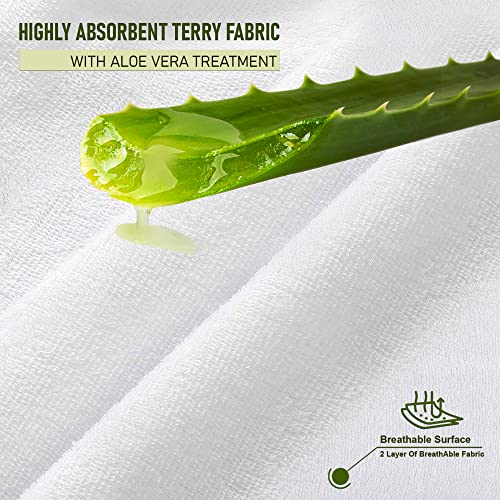 Aloe Vera Treated Terry Towel Mattress Protector