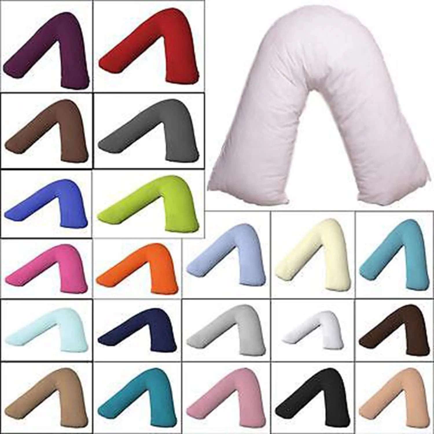 Highliving V Shaped Pillow Back Neck Support Pillow