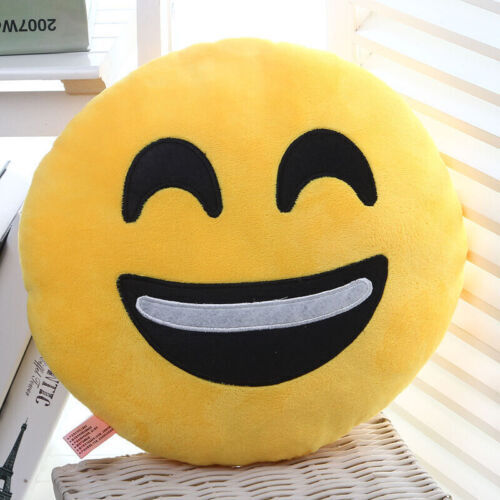 Smiley Face cushion Emoji Cushion Pillow Plush cushion Yellow Smiley Cushion