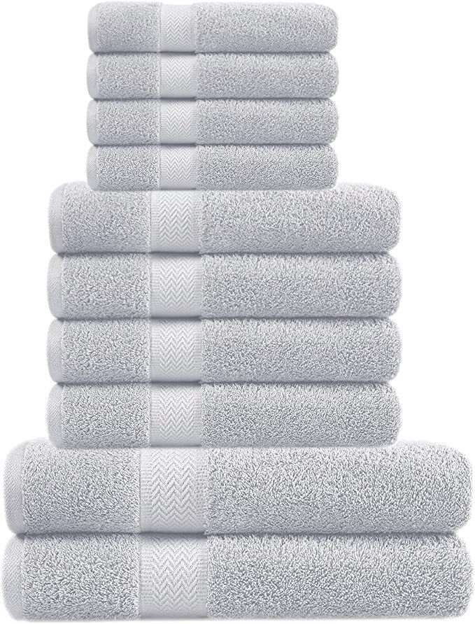 Highliving 10 Piece Towel Set